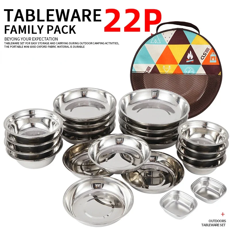 Camping Cooking Dining Set - CLS 캠프 쿠킹 휴대용 식기 세트