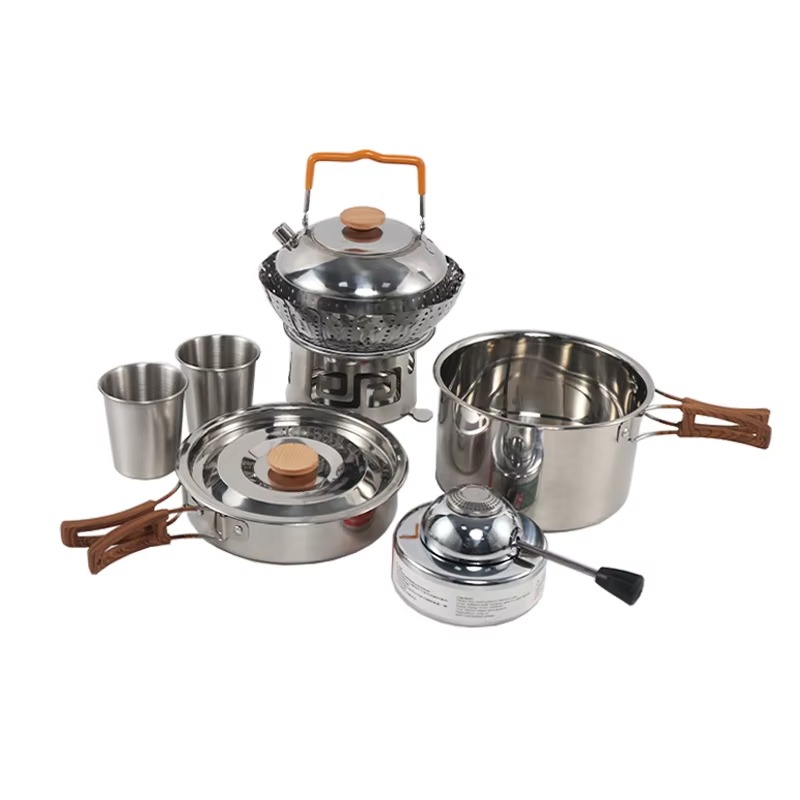 Quality Camping Cooking Set - 고품질 휴대용 야외 캠핑 조리기구 세트