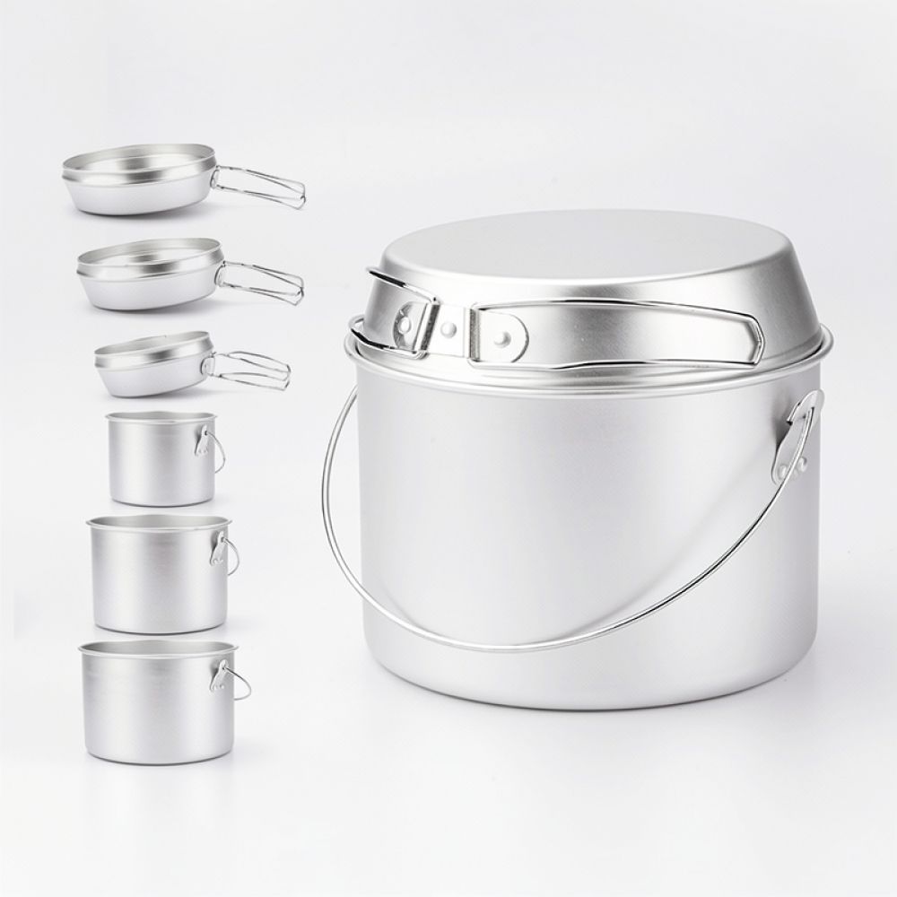 야외 피크닉용 알루미늄 조리 도구 세트, 캠핑용 휴대용 - Camping Cooking Dining Set 리뷰 및 가격