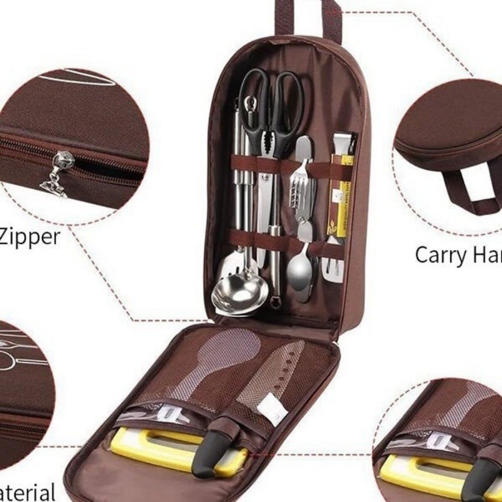 대용량 캠핑용 조리 도구 가방, 식기 보관용 가방, 주 - Camping Cooking Container 리뷰 및 가격