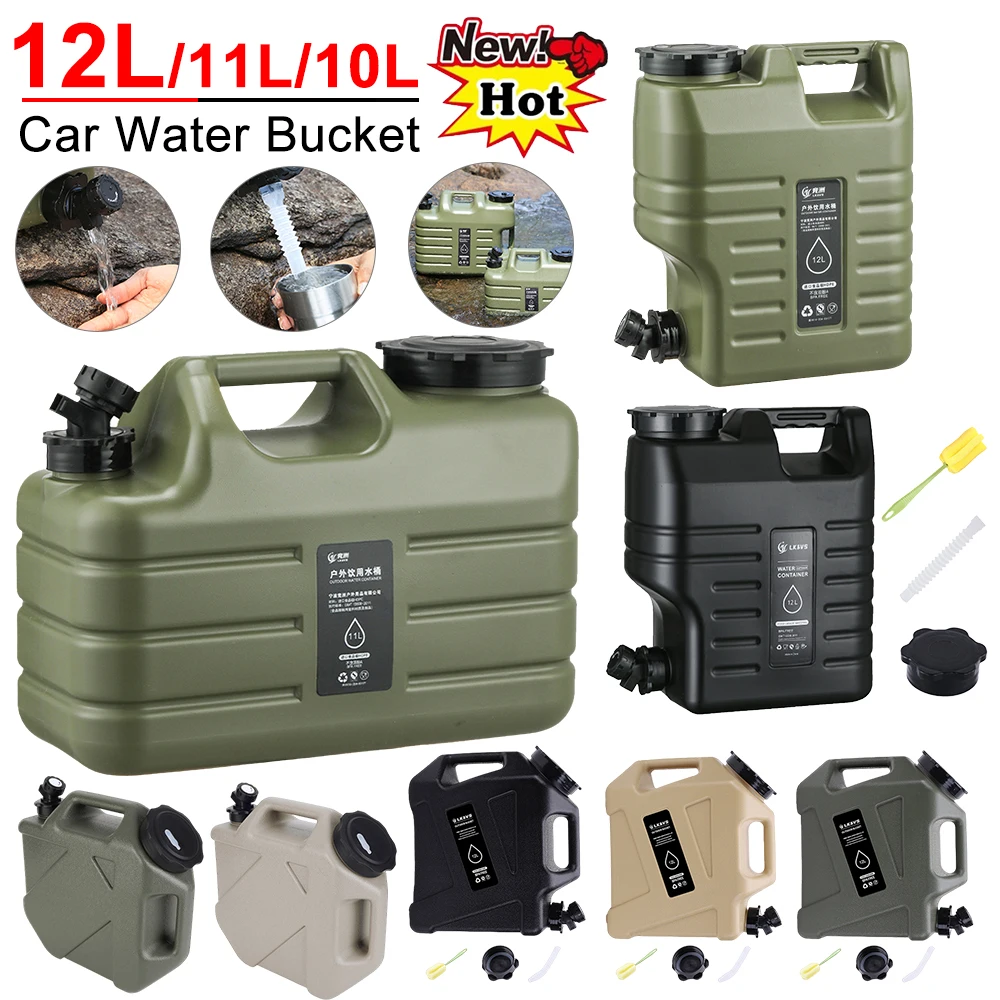대용량 캠프용 휴대용 자동차 물 양동이, 야외 물 양동 - Camping Cooking Container 리뷰 및 가격