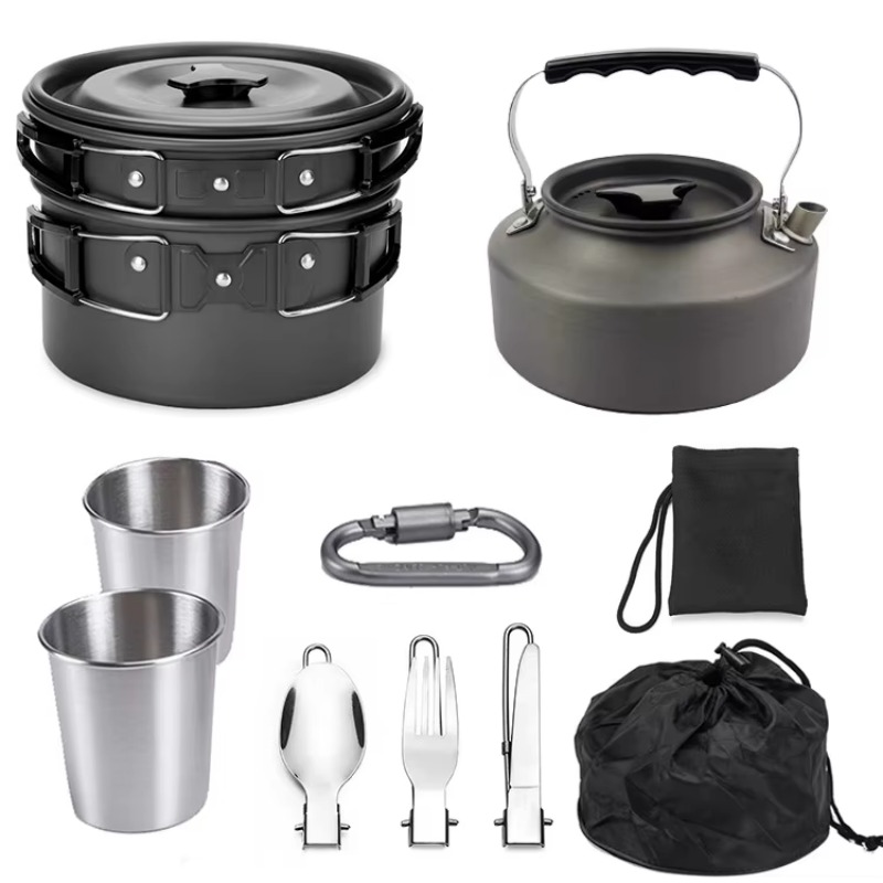 고품질 야외용 경량 캠핑 스토브, 아노다이즈드 알루미늄 - Quality Camping Cooking Set 리뷰 및 가격