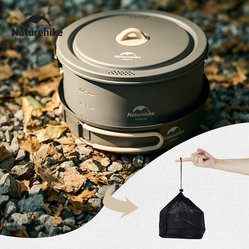 네이처하이크 2025 신제품 야외 피크닉 냄비 세트 휴 - Quality Camping Cooking Set 리뷰 및 가격