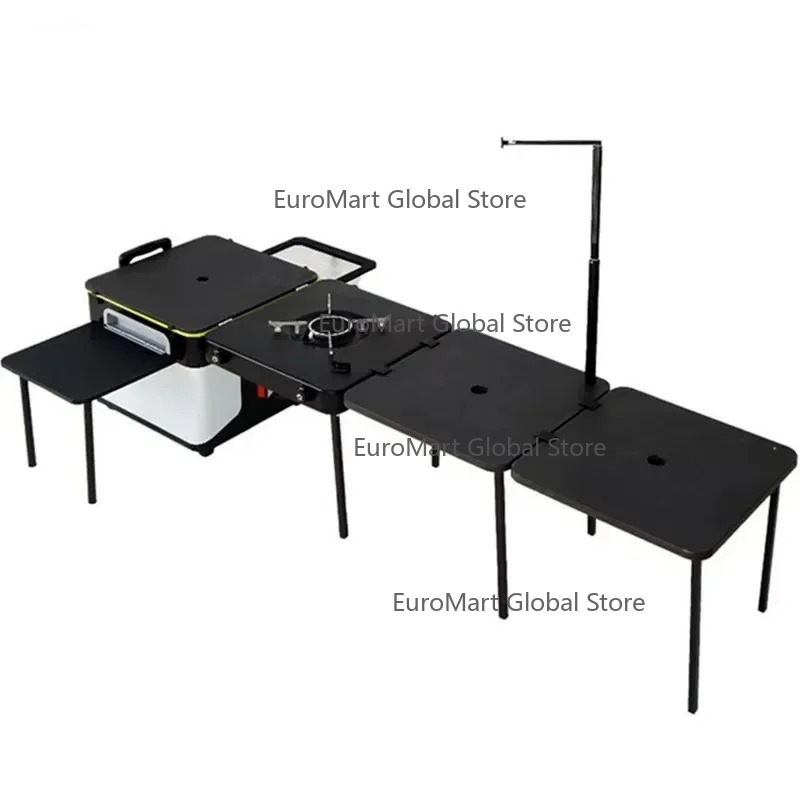 JWQ-007 고품질 야외 휴대용 캠핑 키친 박스 접이 - Quality Camping Cooking Set 리뷰 및 가격