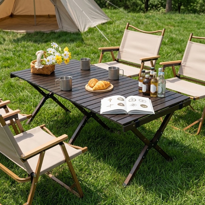 휴대용 접이식 에그 롤 테이블, 60/120cm, 야외 - Camping Cooking Table 리뷰 및 가격