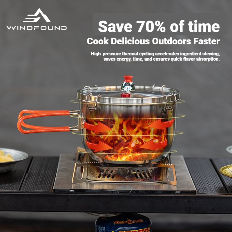 야외용 스테인리스 스틸 압력솥 캠핑 휴대용 조리용 냄비 - Camping Hiking Cooking 리뷰 및 가격