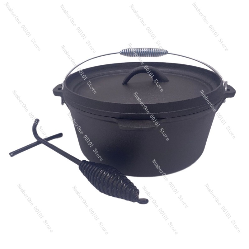 헤비 듀티 주철 더치 오븐 25cm 캠핑 스튜 냄비 두 - Camp Dutch Oven Cast 리뷰 및 가격